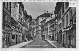Moudon - Rue du Temple - animee