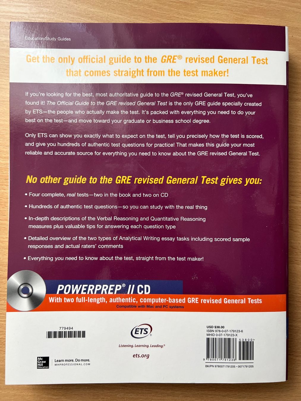 Libri: Official Guide to the GRE Revised General Test (ETS) – Nuovo (secondo la descrizione) da Schlieren venduto da pet_dt5x 1