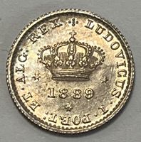 50 Reis - Luiz I - Portugal - 1889 (Silber .916)