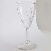 Glas auf Stiel Sternschliff