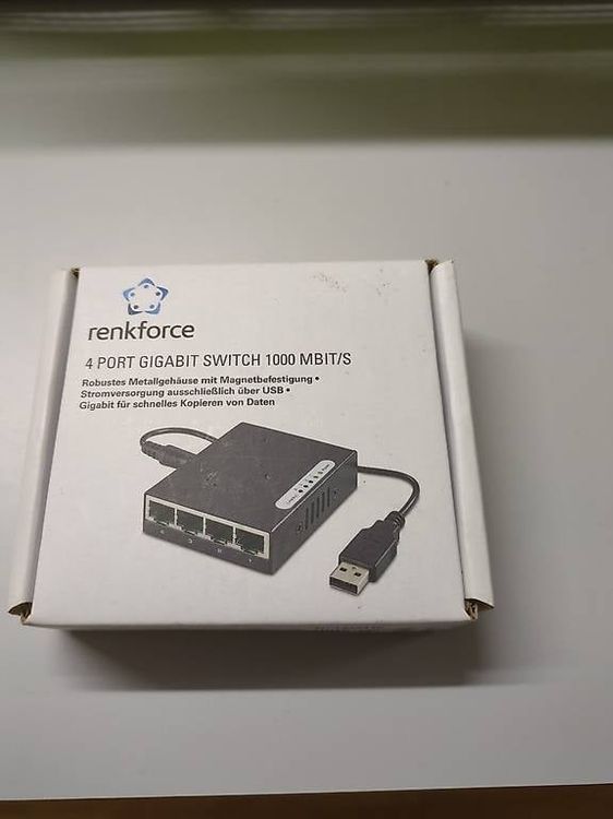 Renkforce 4 Port gigabit USB switch (Neu (gemäss Beschreibung)) in Birr ...