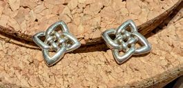 Ohrstecker keltischer Knoten Sterling Silber 925