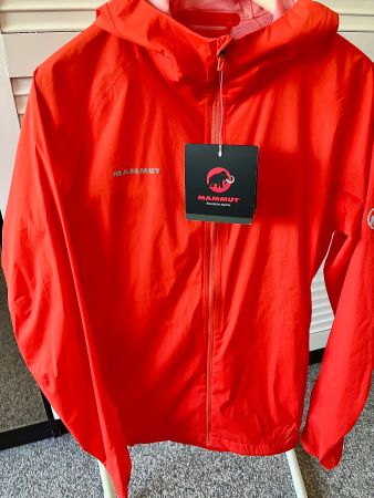 MAMMUT Rainspeed Jacket, dark orange, ultralight, GrM/50