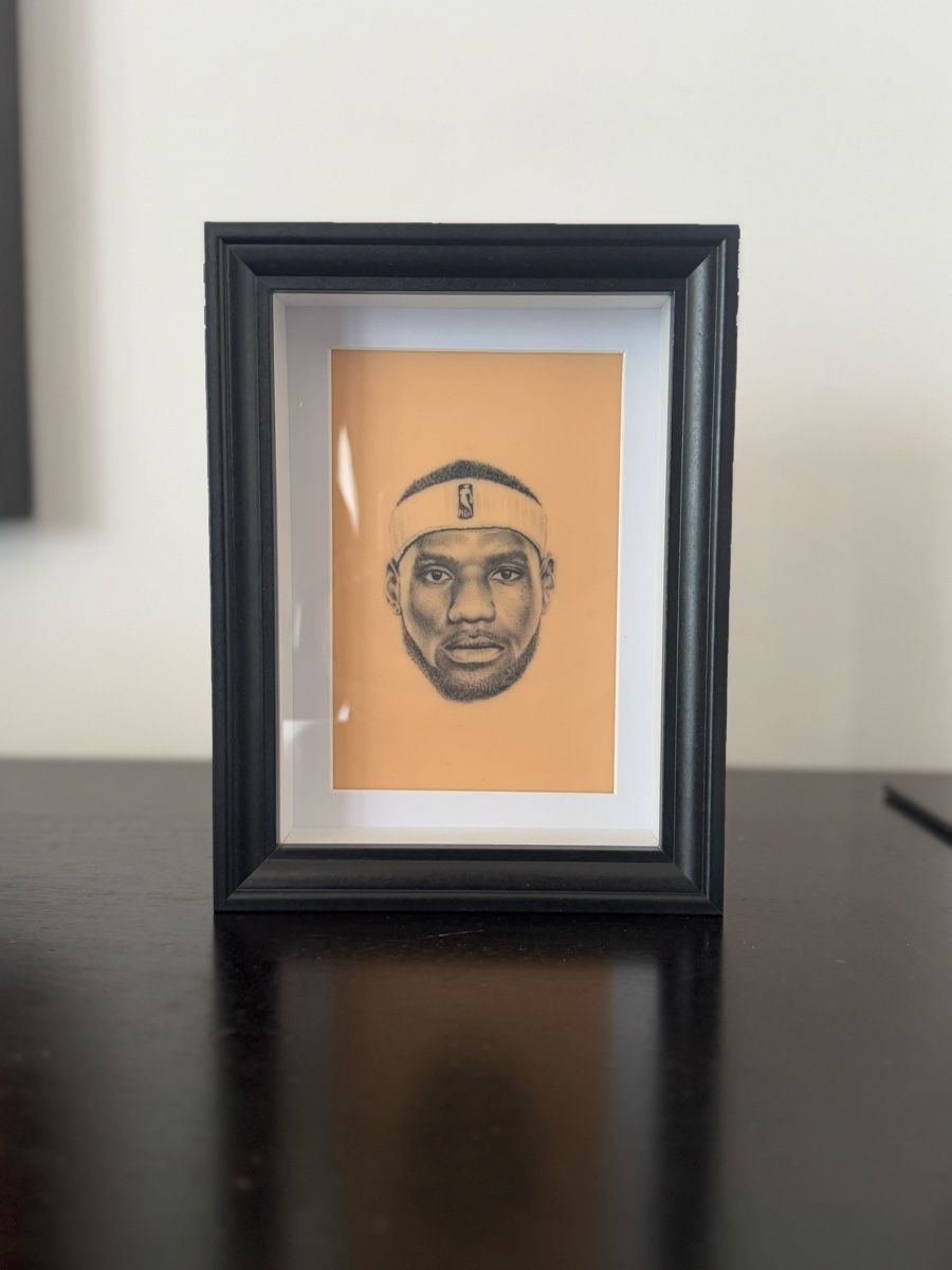 Gemälde: LeBron James Portrait – Neu (gemäss Beschreibung) aus Glattpark(Opfikon) von ale_mg8x 1