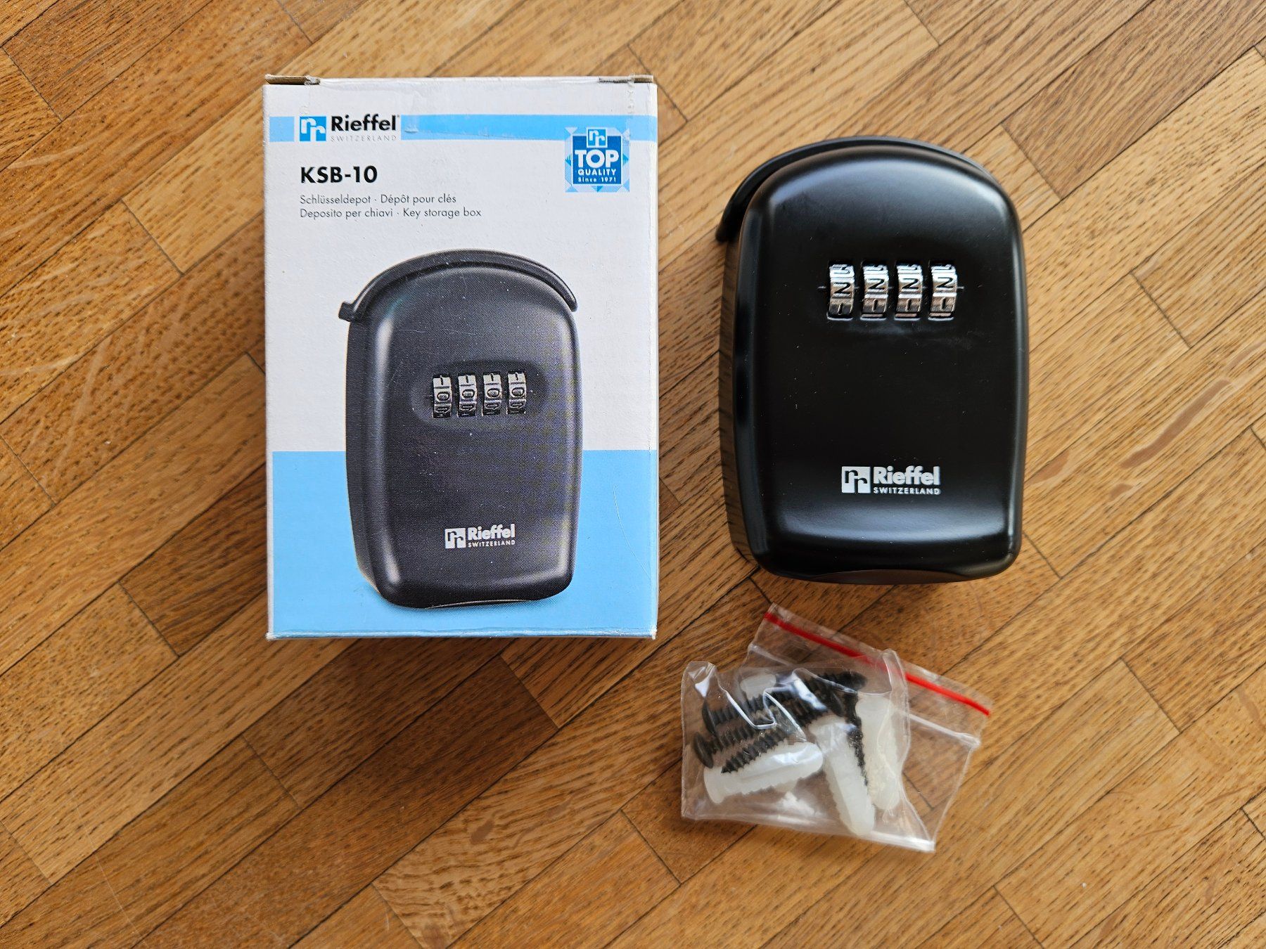 Tresor: Rieffel Schlüsseltresor Schlüsseldepot KSB-10 mit Code – Neu und originalverpackt aus Oensingen von CH-Techniker