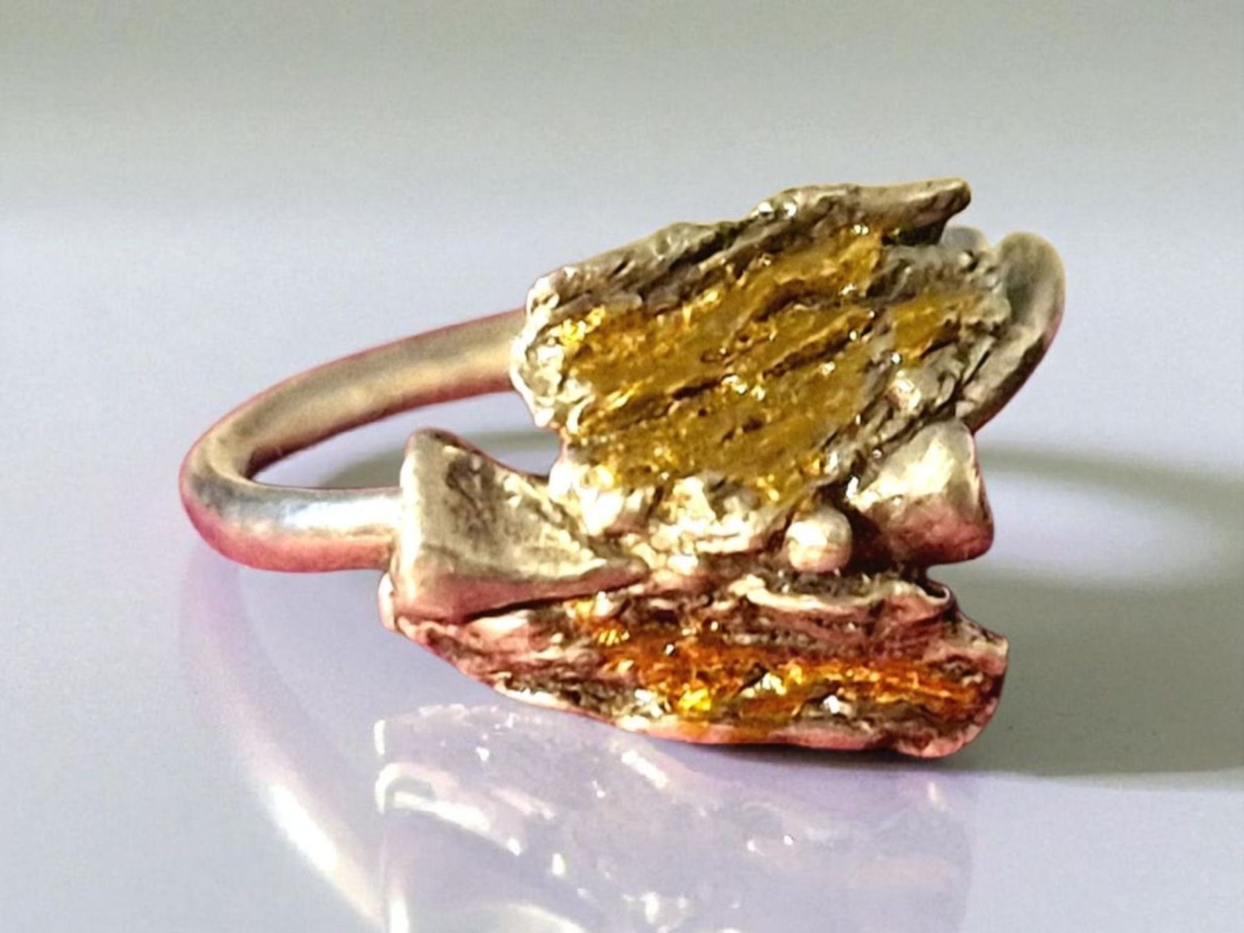 Ringe: Fairystyle Ring Silber mit Goldakzenten, Gr  55 – Neu und originalverpackt aus Aarau von Schmuckhoehle_MD 8
