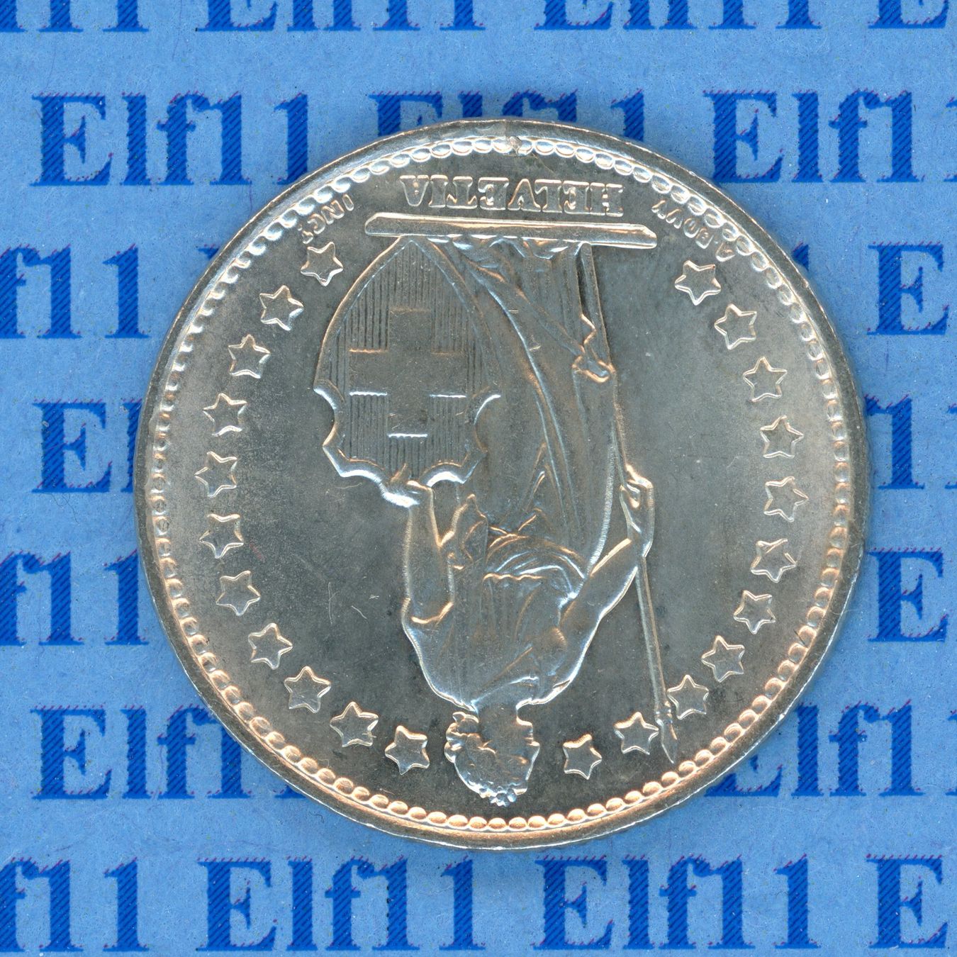 Tutti le monete: CHF___1.00 1967 -unz 1 Franken – Usato da Widnau venduto da Elf11 1
