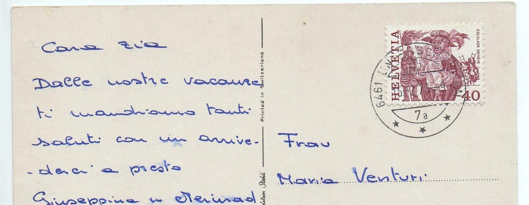 Cartoline postali: UNTERSCHÄCHEN – Usato da Jona venduto da philajona 1