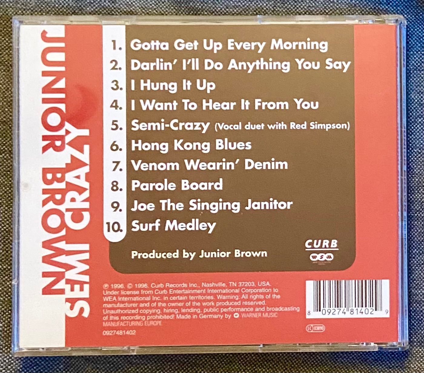 CDs: Junior Brown CD Semi Crazy • Country USA – Gebraucht aus Luzern von Lycka 1