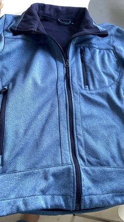 Softshell CMP Jacke Gr.48 blau wasserdicht winddicht wie neu