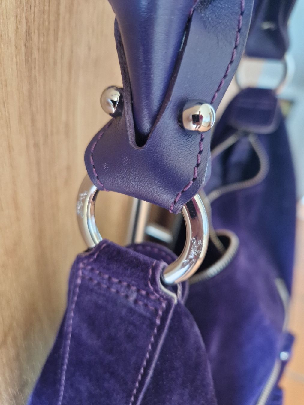 Longchamp Borse da donna: Longchamp Tasche Leder violett – Usato da Lichtensteig venduto da Cocabana_16 3