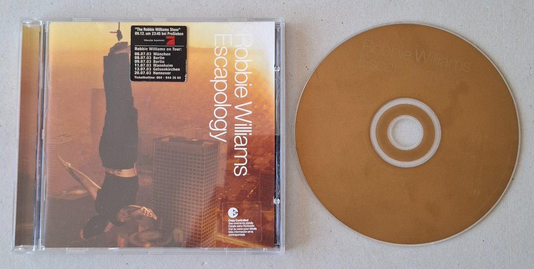 CDs: CD: ROBBIE WILLIAMS - Escapology - 2003 – Gebraucht aus Wil SG von Clanx