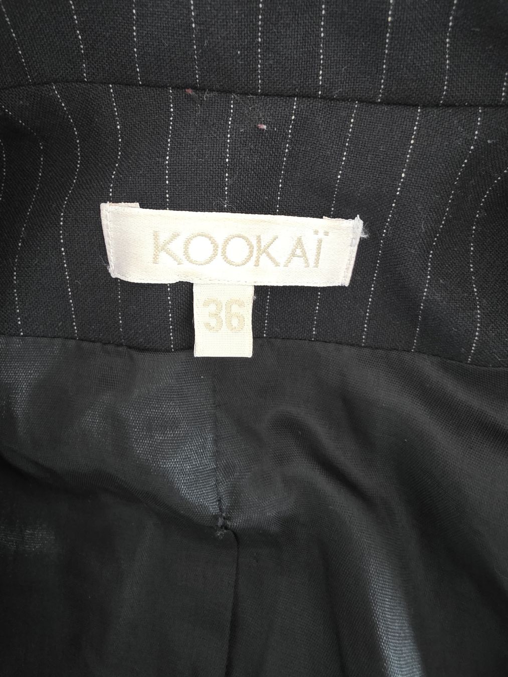 Kookai Giacche: Kookai Black Blazer with Stripes – Usato da Zürich venduto da lit_n7pb 4