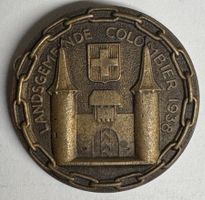 Historische Medaille Colombier NE 1938 - Seltenes Sammlerstü