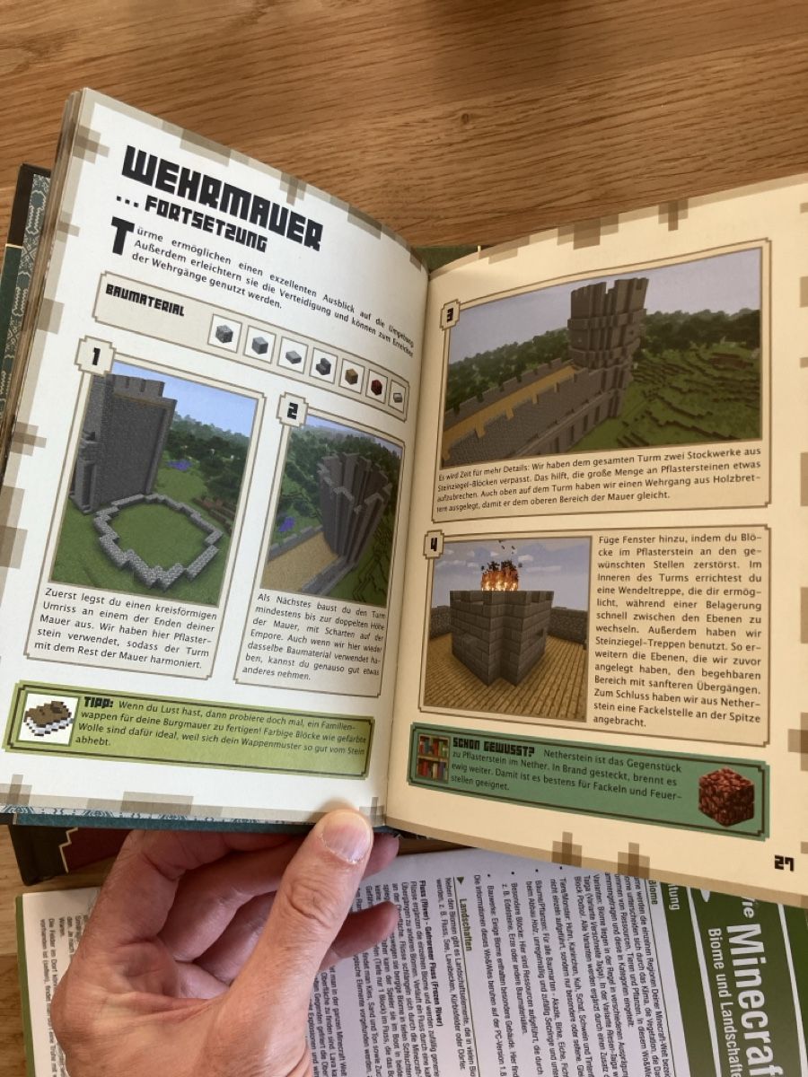 Libri: 3 Minecraft Handbücher plus Karte – Usato da St. Gallen venduto da Rennicky 1