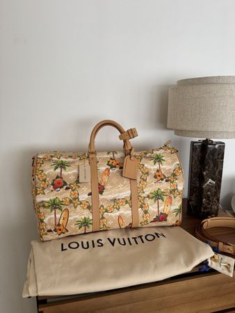Louis Vuitton Keepall 50 Surfin Monogram Sand FW24 M25002
