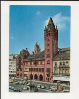 AK ca.1960 Basel Rathaus Voller Parkplatz inkl 57+59er Chevy
