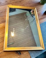 Spiegel mit Holzrahmen (Gold) Vintage Design ( 59 x 42 ) cm