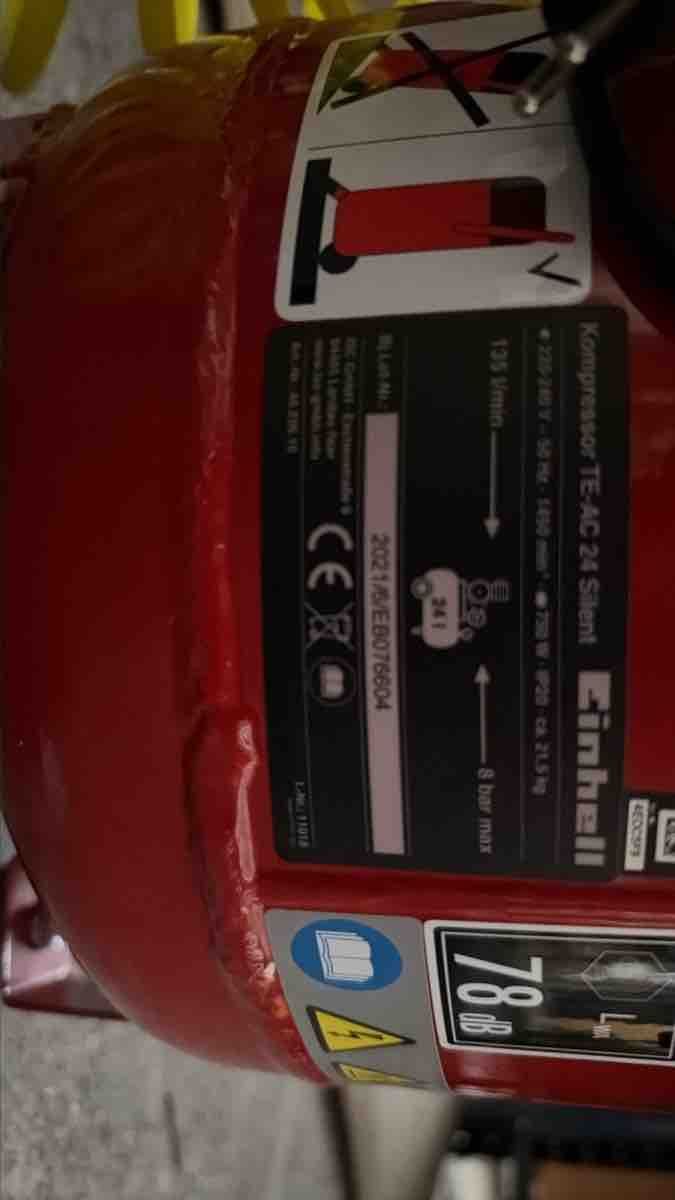Kompressoren: Einhell Kompressor TE-AC 24 Silent 24L 8 bar – Neu (gemäss Beschreibung) aus Schaffhausen von mfi_98wx 2