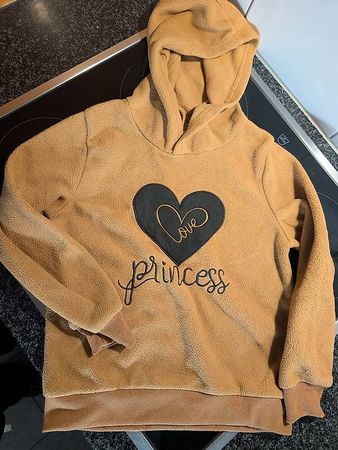 Flauschiger Kapuzenpulli/Hoodie gr. 128