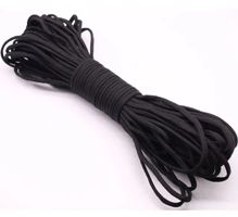 30m Paracord  SCHWARZ Outdoor-Camping, Fallschirm