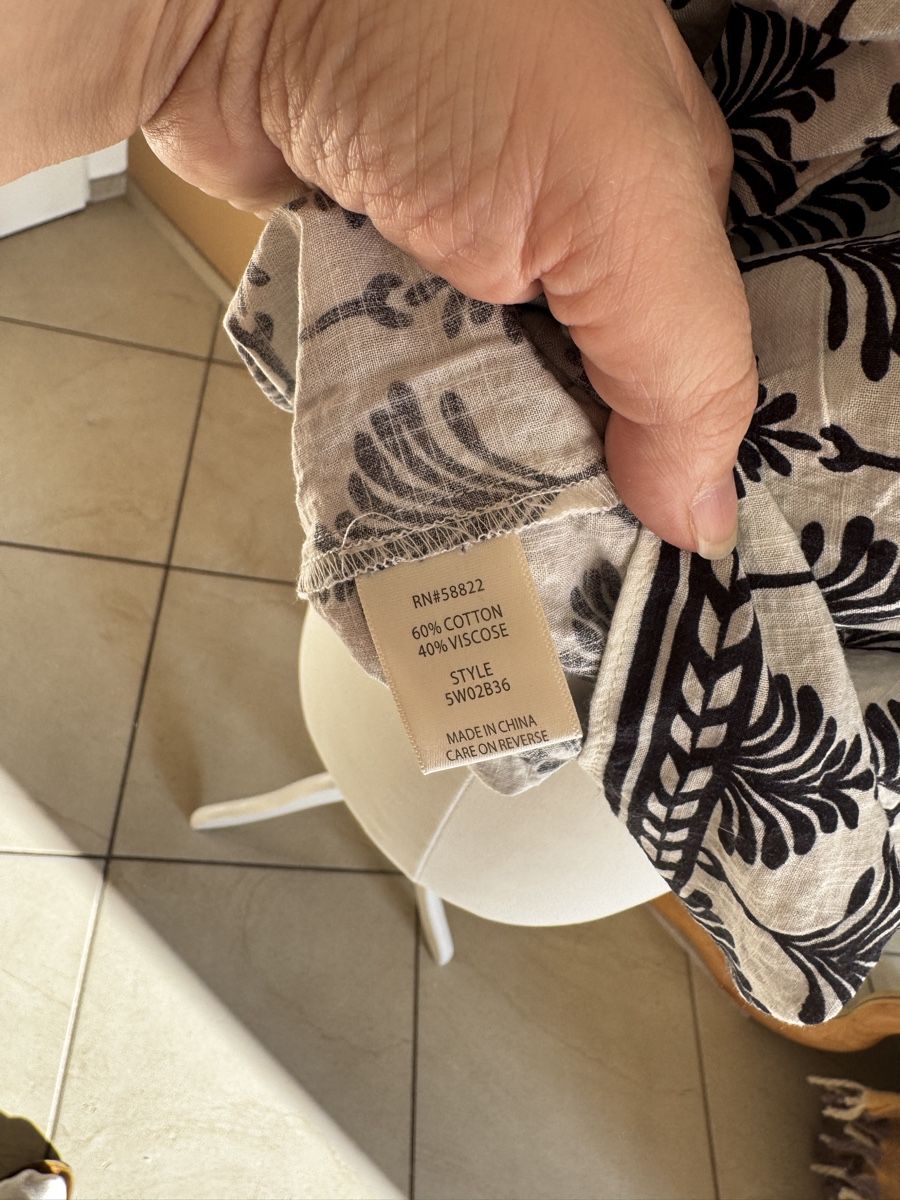 Camicette: Max Studio Bluse, Grösse 2XL, Schwarz/Weiss Muster Top – Nuovo (secondo la descrizione) da Muttenz venduto da einfach-schoen 4