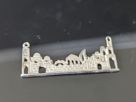 Sterling 925 Silver Jerusalem Skyline Old City Pendant 