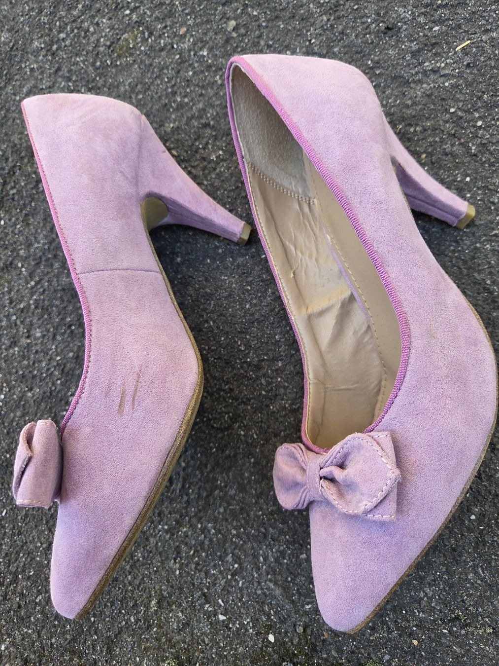 Scarpe da donna: Light Purple Heels with Bow Detail - Size 39 – Usato da Baar venduto da ema_7pkr 1