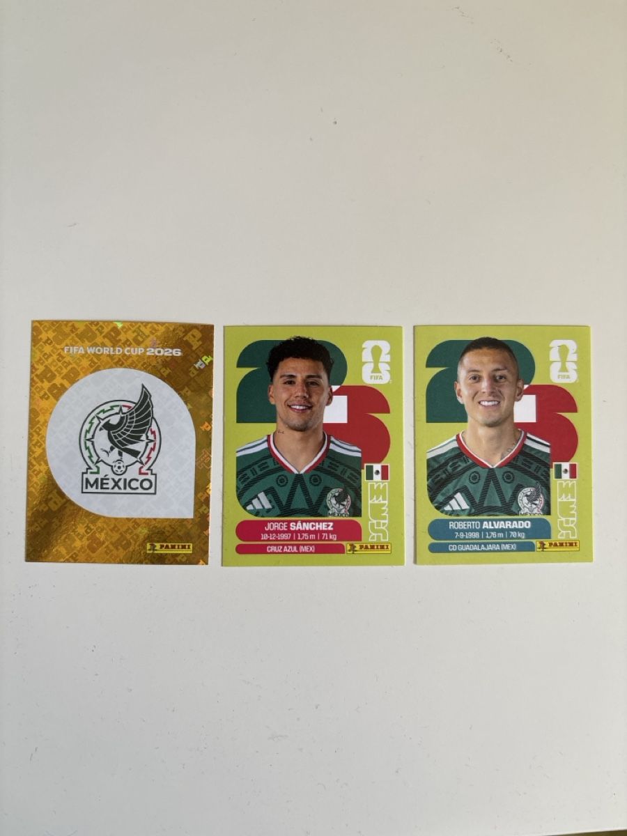 Panini Carte collezionabili: Panini : MEX 1 ,MEX 4 , MEX19 – Nuovo (secondo la descrizione) da Basel venduto da min_xq6x