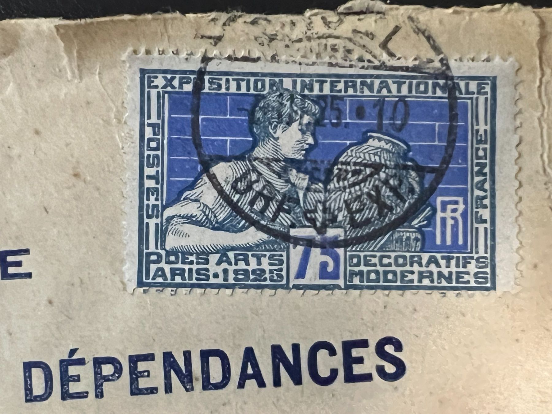 Alle Briefmarken: 4 enveloppes 1925 – Gebraucht aus Lausanne von ffhoud 4