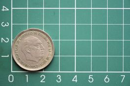 währung espana 25 pesetas 1957