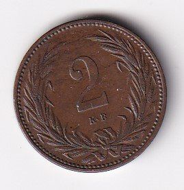 Tutti le monete: Ungarn 2 filler 1894vorz – Usato da Neuchâtel venduto da karlpierrino