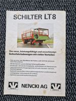 Original Prospekt Schilter Nencki Transporter LT8