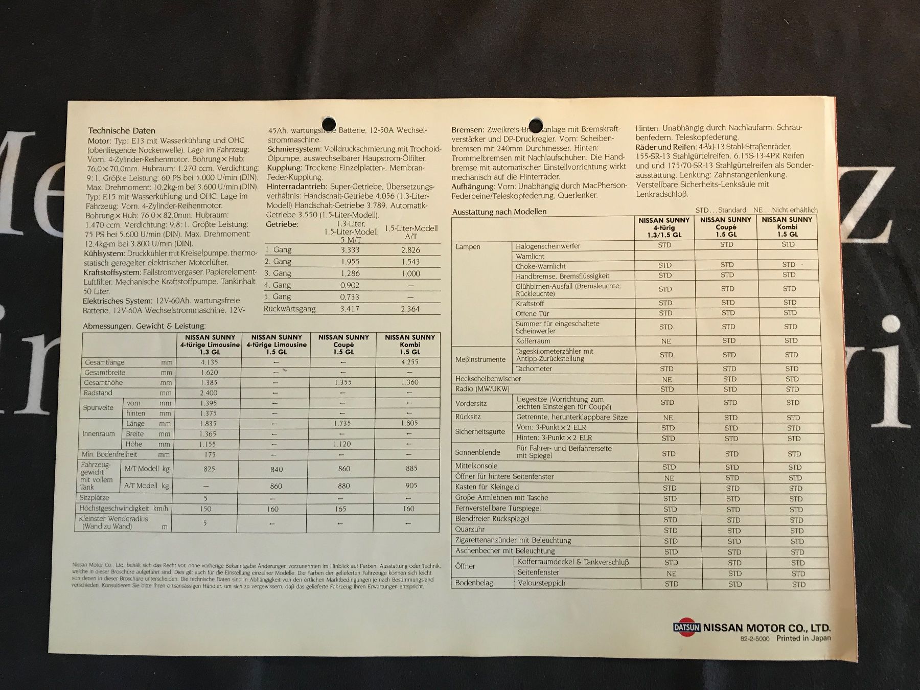 Nissan Documenti: Nissan Prospekt – Usato da Balterswil venduto da Jeko1967 2