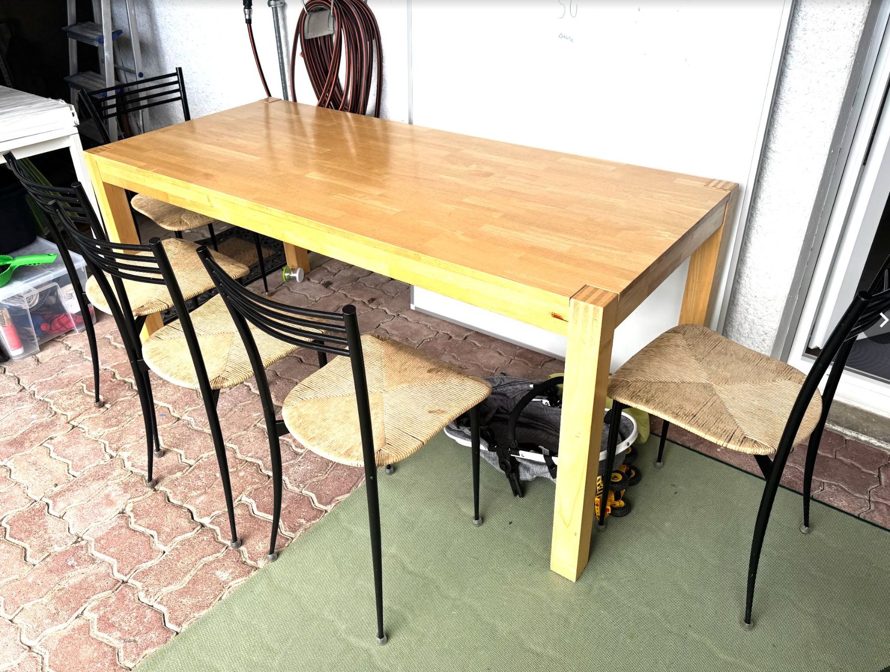 Ikea Tischset: Table IKEA 180x80cm + 6 chaises – Gebraucht aus Pully von pbriod