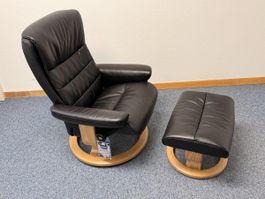 Stressless Sessel mit Hocker Nordic M neuwertig 70% Rabatt‼️