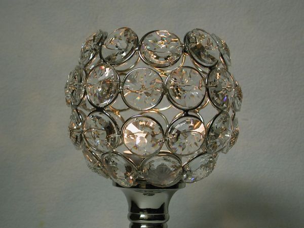 Gläser: Glas Kristall Windlicht mit Fuss – Gebraucht aus Thun von Fbchm 1