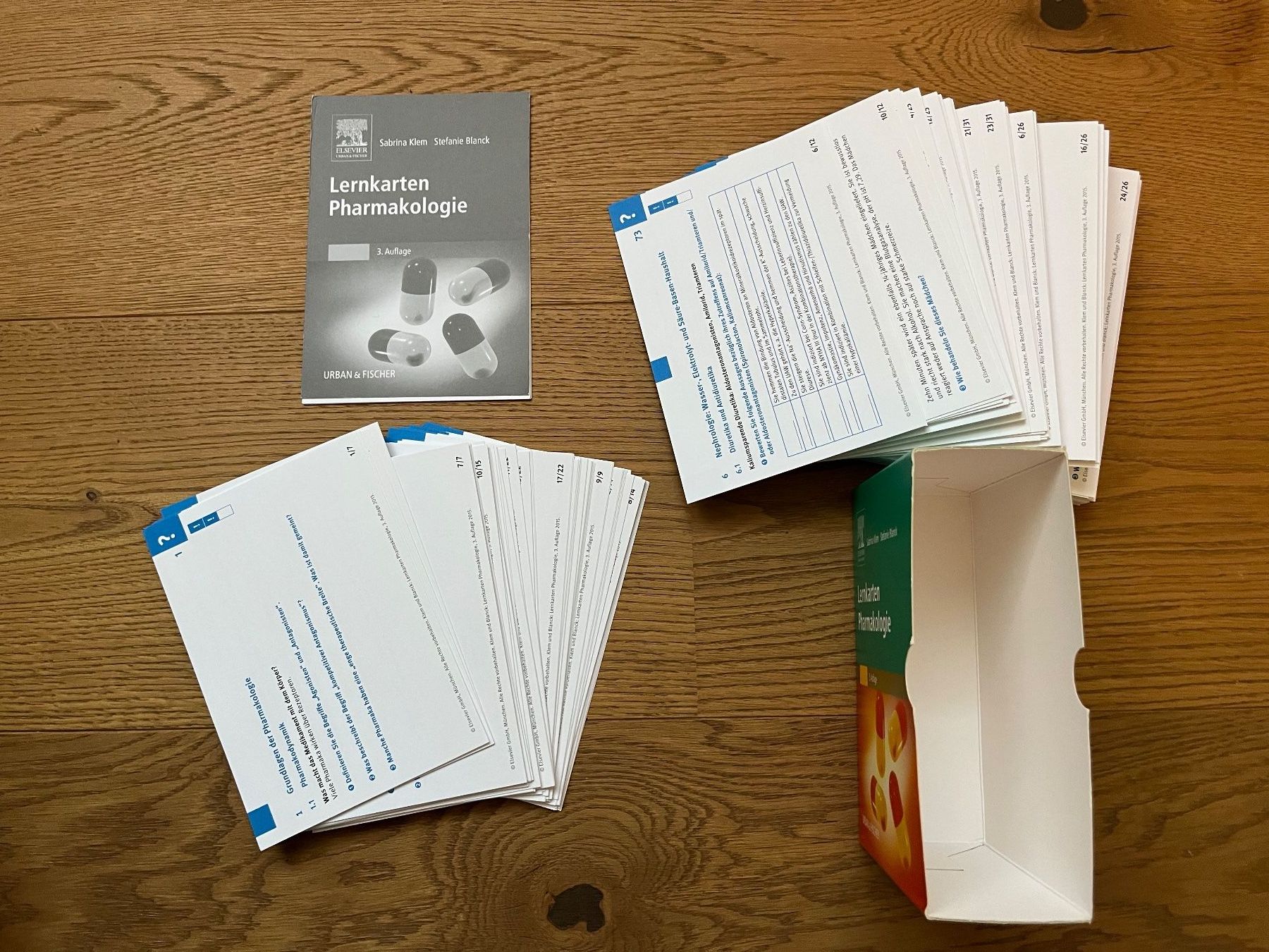 Sonstiger Schulbedarf: Lernkarten "Pharmakologie" – Gebraucht aus Balgach von Olieto 1