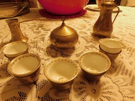 Antik Kaffee Set aus Sarajevo 1950er