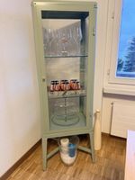 Vitrine, mintgrün, 57x150 cm, wie NEU