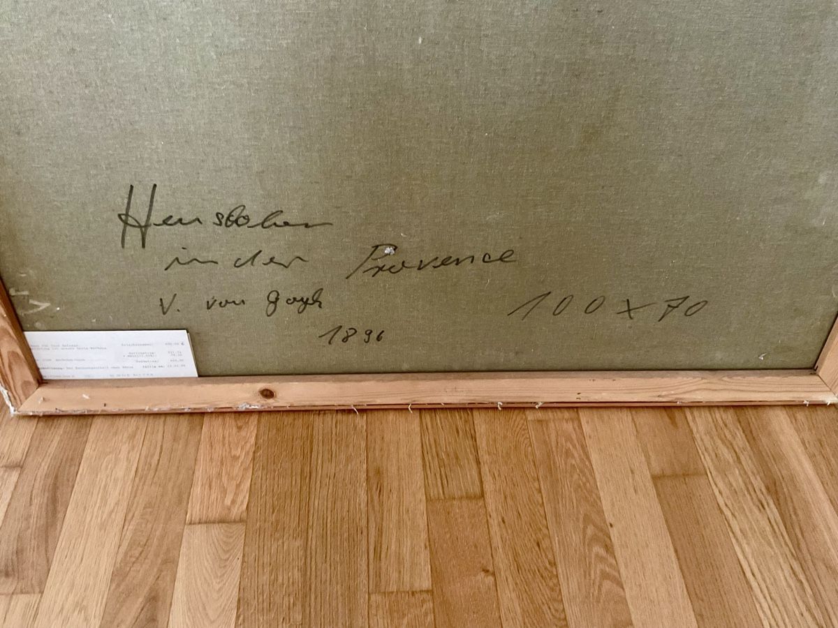 Gemälde: Heuschober in der Provence - Van Gogh – Gebraucht aus Fribourg von SL1966 5
