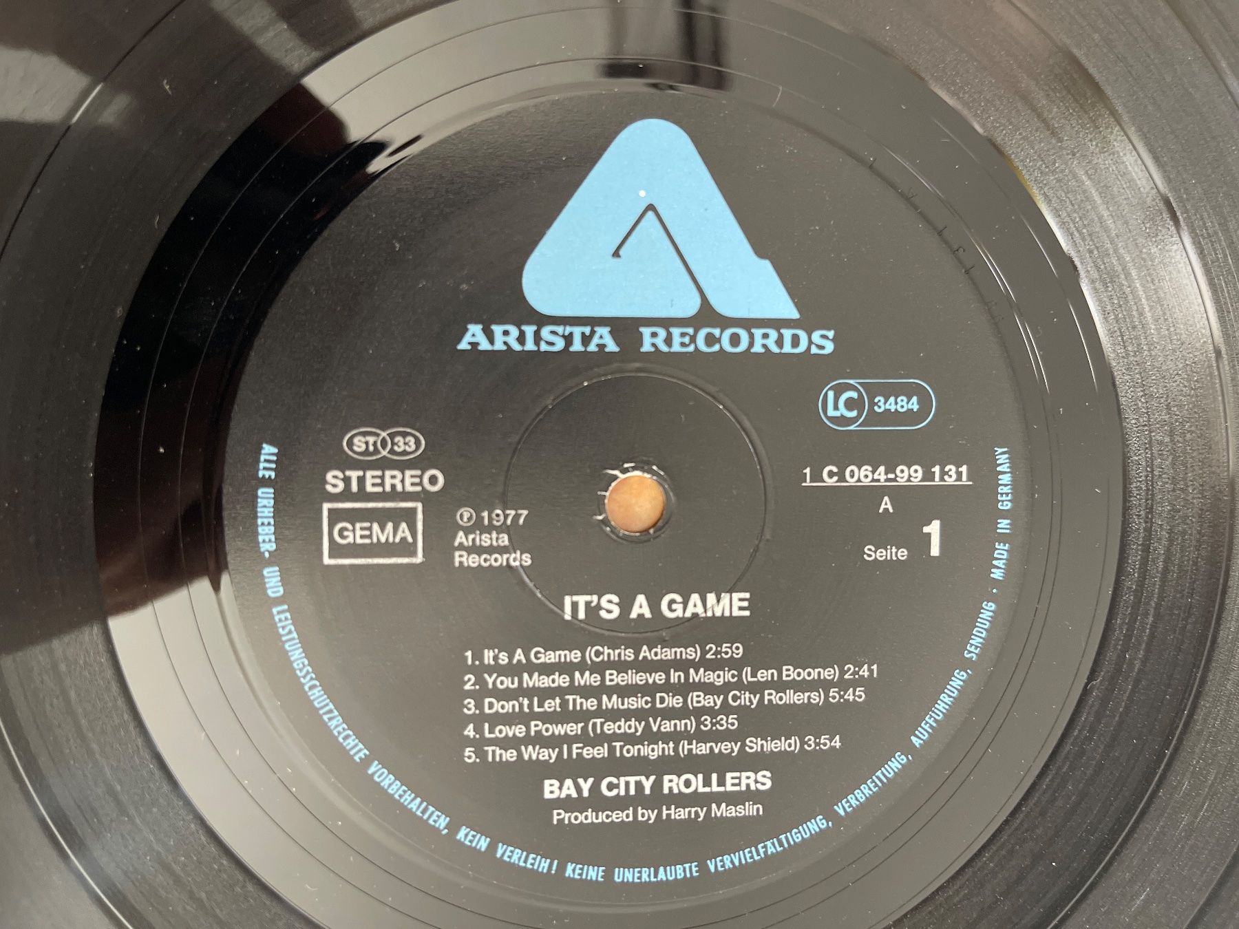 Schallplatten: A274/Bay City Rollers - It's A Game – Gebraucht aus Frutigen von Philippe_jsp 2