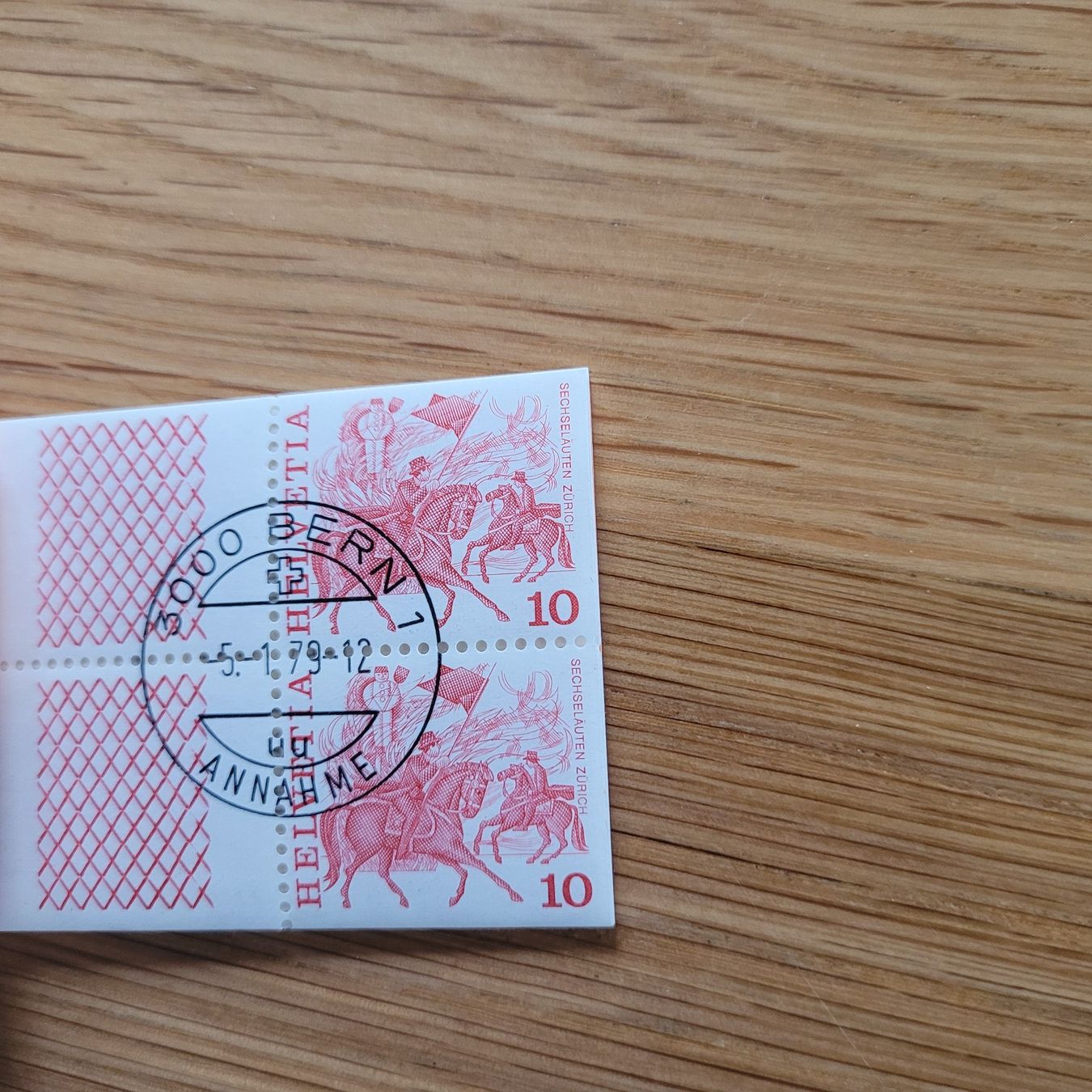 Tutti i francobolli: Carnet De Timbre /  Markenheftchen  Bern 1979 – Usato da Biel/Bienne venduto da Destockweb 1