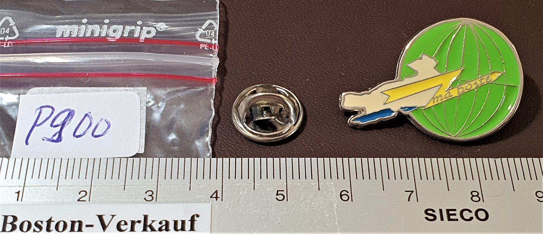 Placchette & Badge: P900 - Pin Post PTT ma poste – Usato da Reinach BL venduto da Boston-Verkauf 1