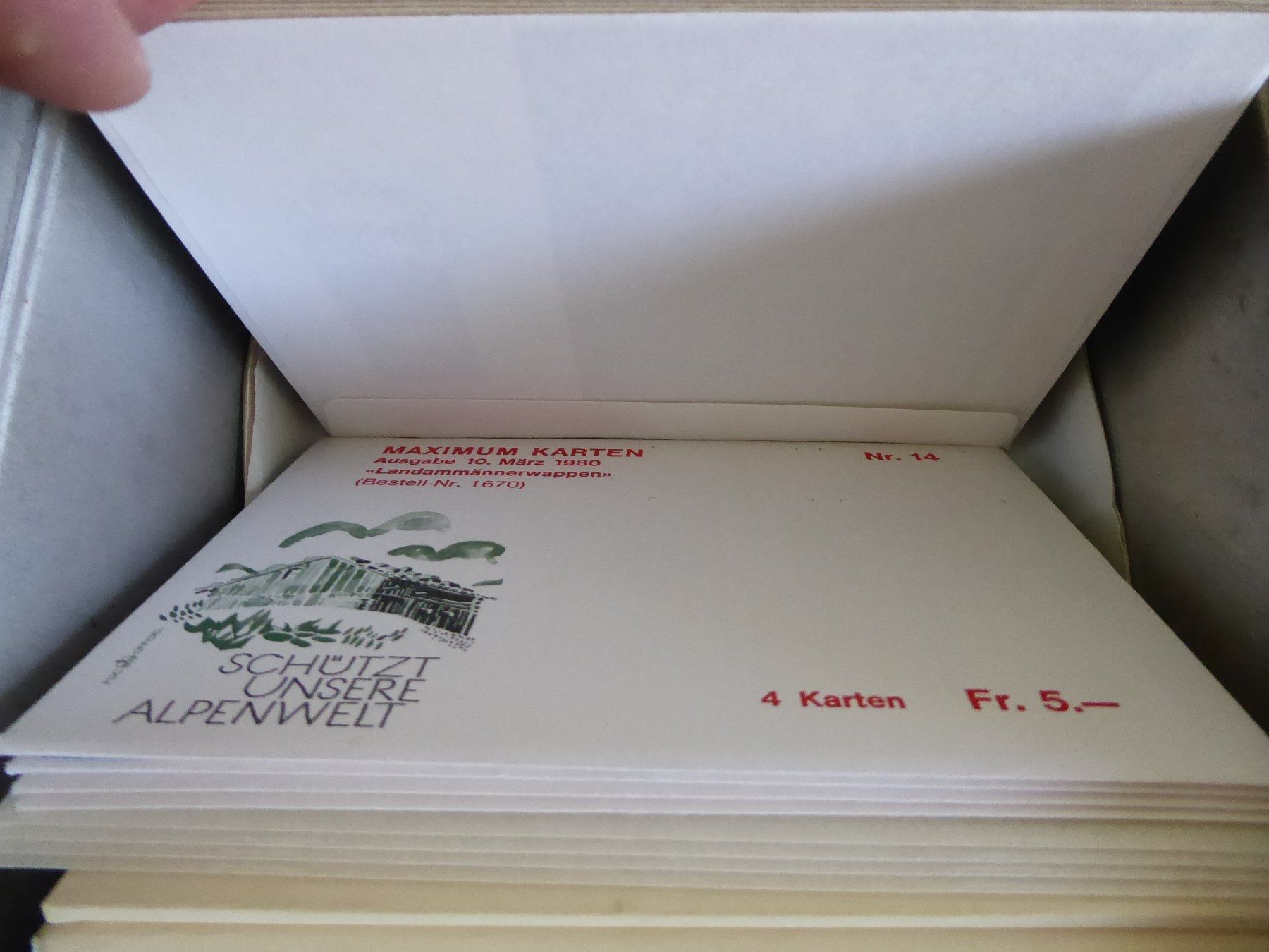 Tous les timbres: § Interessanter Posten Liechtenstein Maximumkarten – D'occasion à Rothrist par swisstools 8