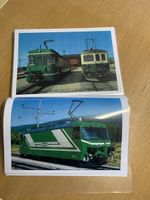 Fotobilder A4 im Klarsichtmäppli, verschie.Westschweiz Bahne