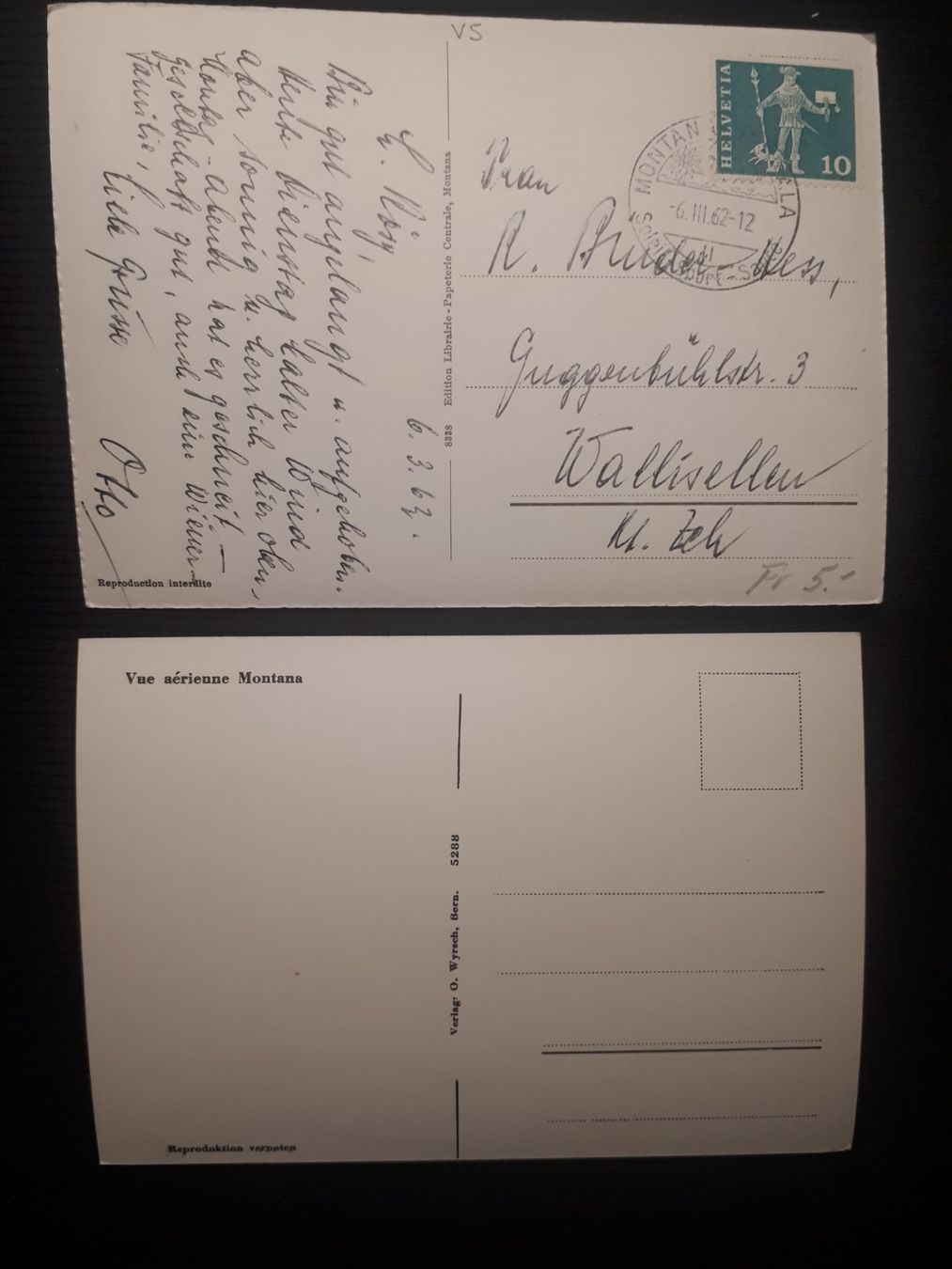 Cartes postales: 2 CP MONTANA – D'occasion à Ponto Valentino par giorgia06 1