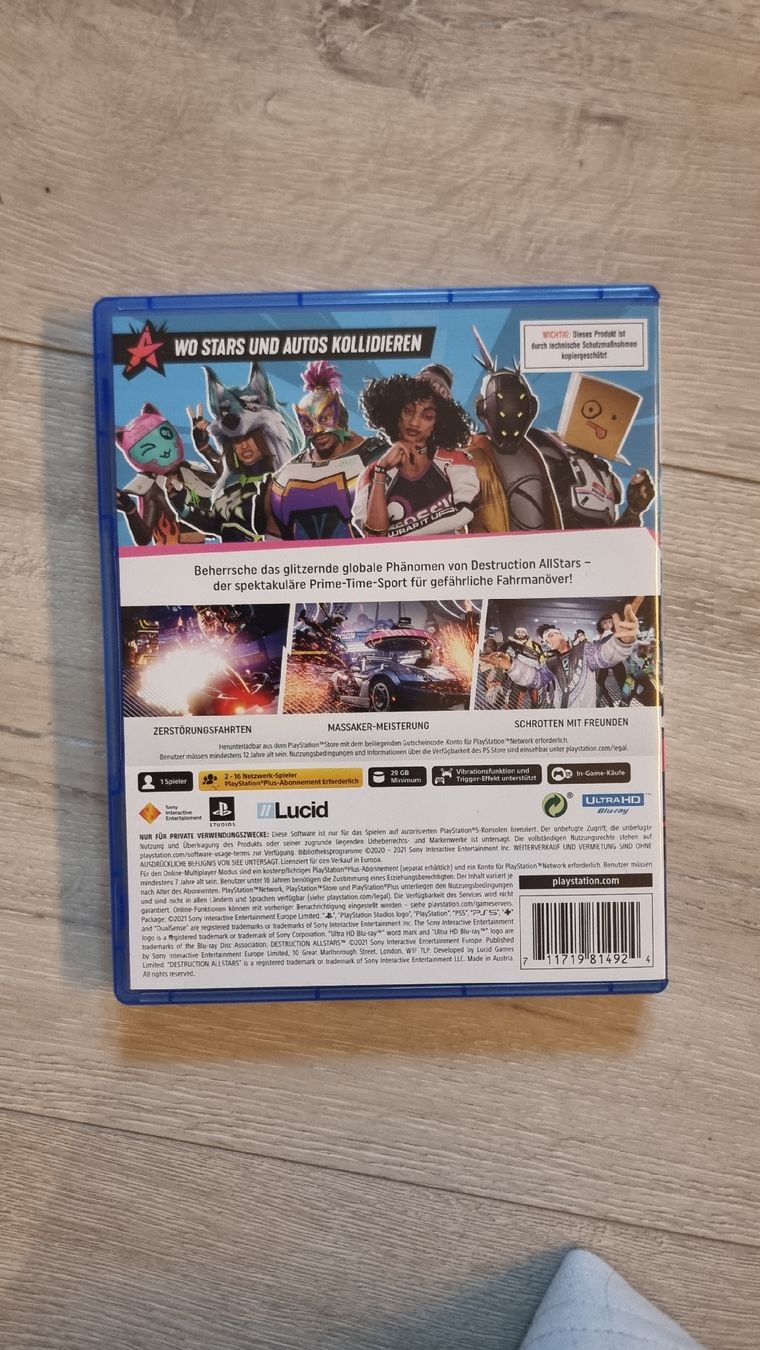 Sony Giochi: Destruction Allstars – Usato da Wigoltingen venduto da Zuckerfee84 1