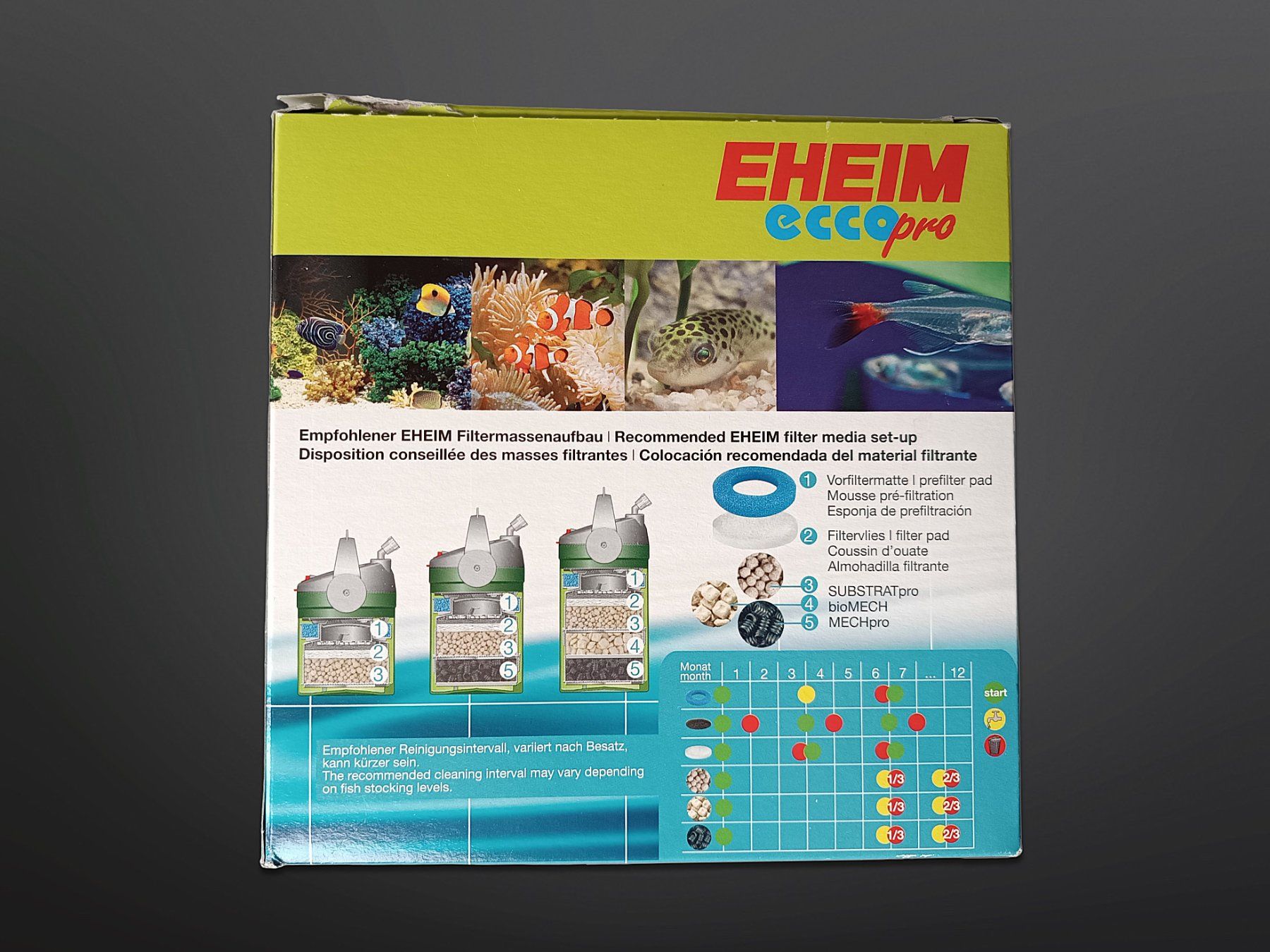 Eheim Filtri: EHEIM ECCO PRO Filterpads – Usato da Suhr venduto da Restwert_Suhr 6