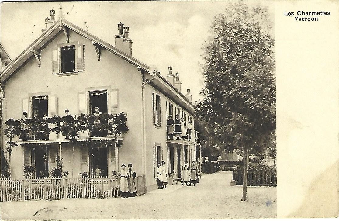 Cartoline postali: Yverdon Les Charmettes – Usato da Wetzikon ZH venduto da Brulu100